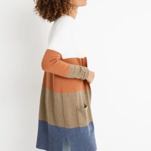 Kent Striped Cardigan Sweater in Coziest Yarn